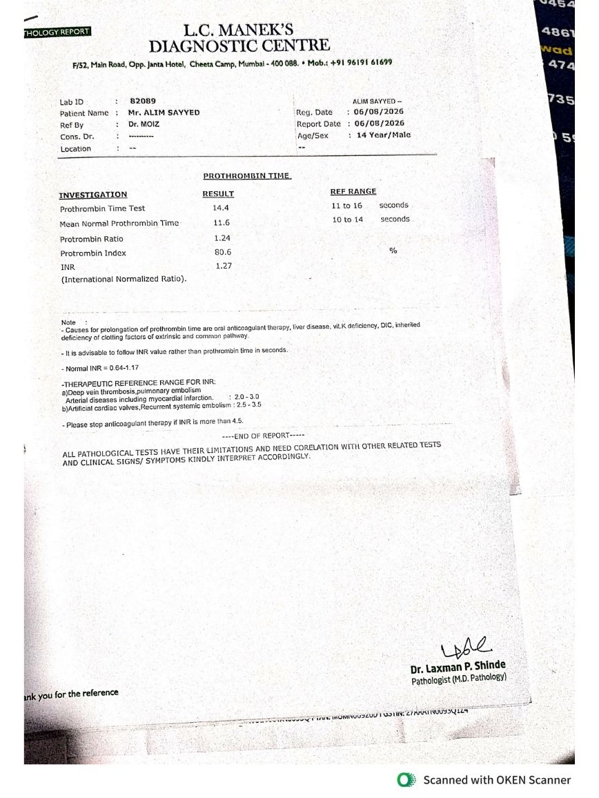 Verified document for Sayyed